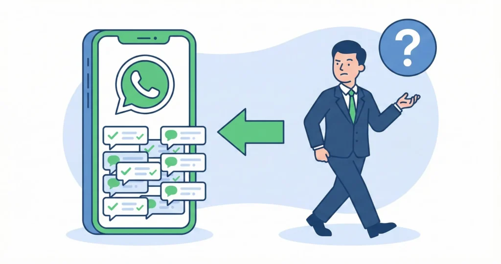 whatsapp leads not converting to sales. customer doubt about the only whatsapp lead instead of trusted details