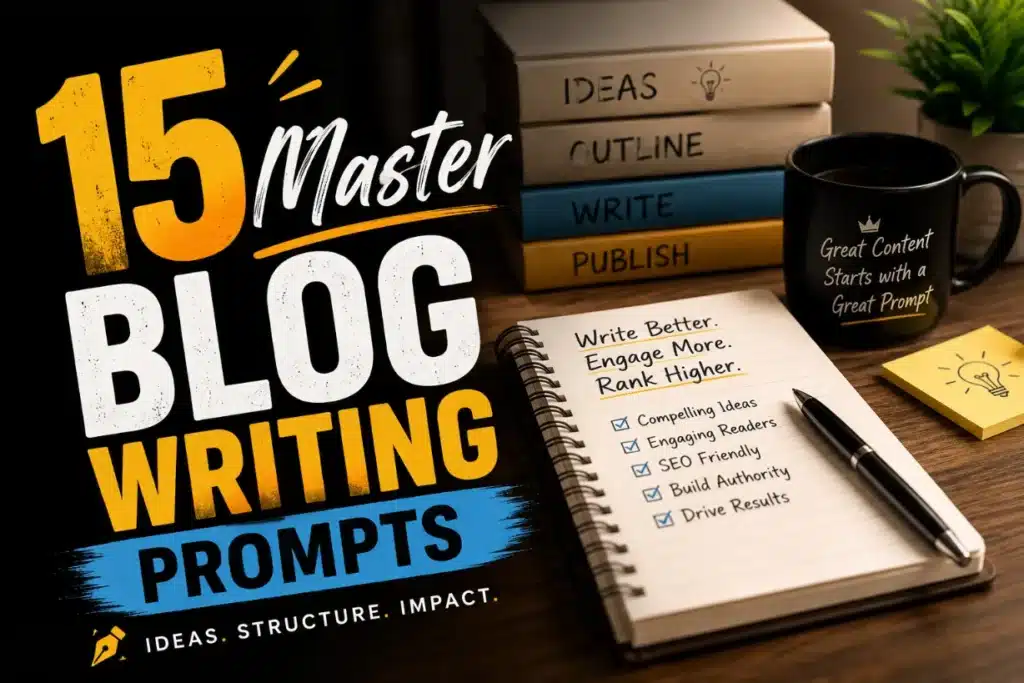 15 Master Blog Writing Prompts