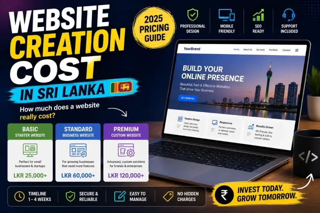 Website Creation Cost in Sri Lanka