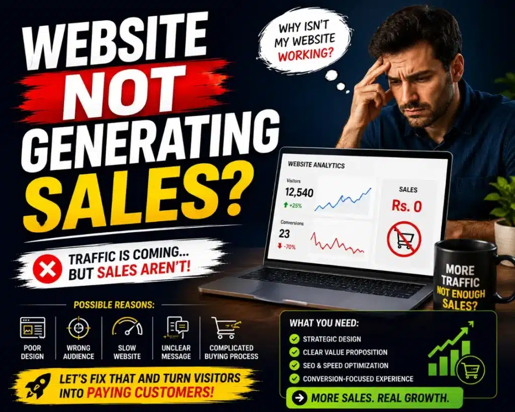 Website Not Generating Sales