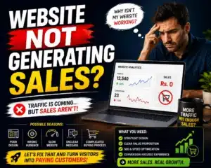 Website Not Generating Sales