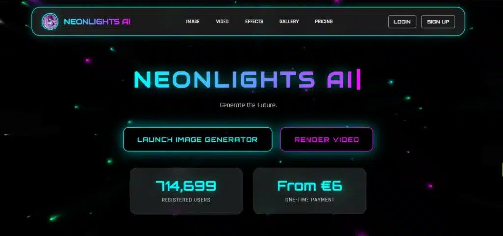 neon lights ai